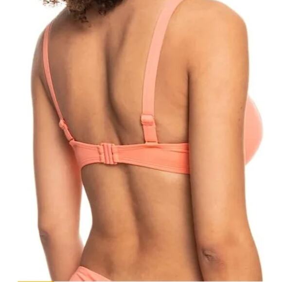 Roxy Women's Standard Solid Beach Classics Underwire D-Cup Bikini Top Sz M - Picture 2 of 9